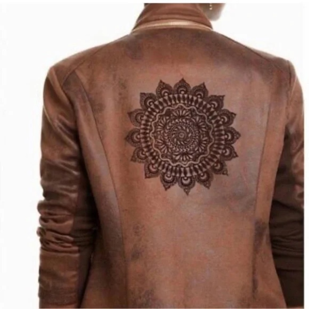 NWOT DESIGUAL MERLIN MANDELA JACKET - Brown - Size 10/12